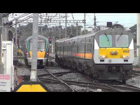 Irish Rail 201 loco 227 + enterprise set 9002 at Dublin Connolly