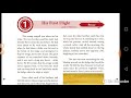 10th New Book English Unit 1 Prose His First Flight