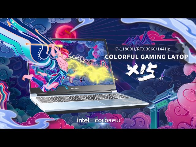 LAPTOP GAMING COLORFUL X15 AT i5-11400h/16G 3200Mhz/512G SSD/RTX3060