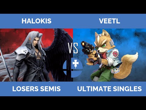RogaSmash 196: SSBU Losers Semis - Halokis (Sephiroth) vs Veetl (Fox)