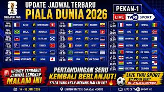 Download lagu BROADCAST TIME UPDATE! Here is the Complete 2026 World Cup Group Stage Match Schedule - Week 1 mp3