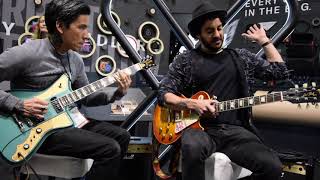 Video thumbnail for Rivolta Mondata Baritone VII demo with RJ Ronquillo and Art Menezes at NAMM 2020 (Part 1) by Eastwood Guitars
