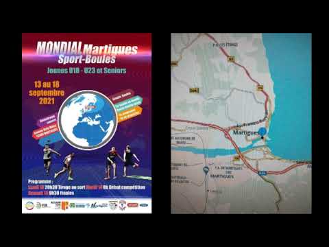 Bocce : Locandina Campionati del Mondo - Martigues (FRA) 2021