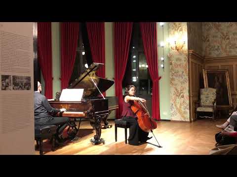 Gioachino Rossini: Tema e variazioni "Une larme" for cello and piano