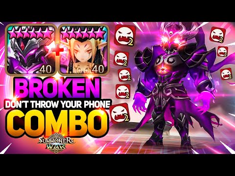 BROKEN COMBO with NYX! UNLIMITED PROVOKE in Summoners War