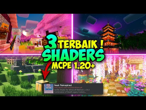 Vereint 19 - KEREN😎 3 SHADERS MCPE 1.20 - Shader Minecraft - Shaders for mcpe 1.20 - mcpe shaders 1.20 - #shaders