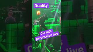 Duality.Clown’s fire percussion live.