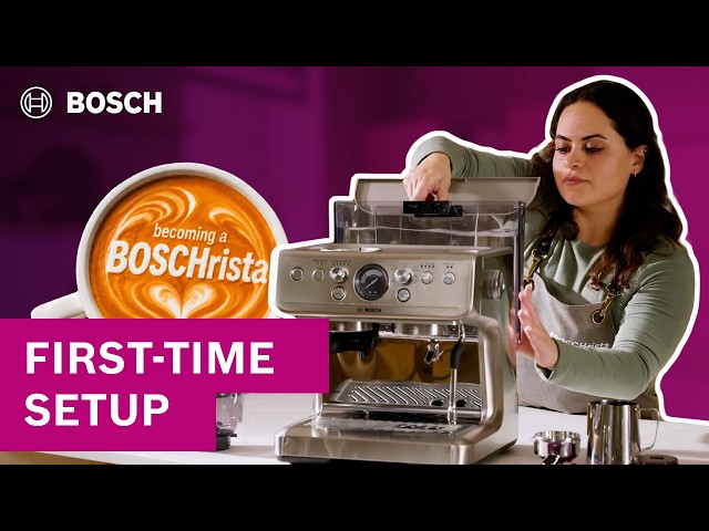 Video Teaser für How to Set Up the Bosch HomeCafé Series 4 Espresso Machine | Bosch Home Global