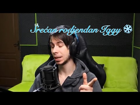 SREĆAN RODJENDAN IGGY ❄️❄️❄️(flash lights warning)