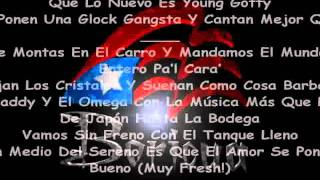 Letra Lyrics @ Daddy Yankee ft Omega El Fuerte - Estrellita De Madrugada