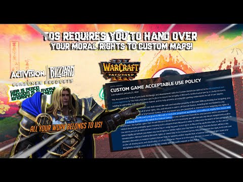 Blizzard Sh!ts on Fans Warcraft III: Reforged TOS takes away Modders "Moral Rights"