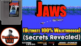 Jaws NES Walkthrough | 100% Guide | Video Games 101