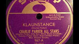 Charlie Parker All Stars "Cheryl" (1947) Miles Davis, Bud Powell,Tommy Potter, Max Roach