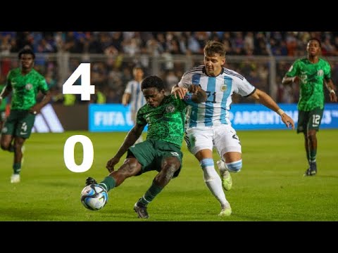 Argentina U20 4 - 0 Nigeria U20 (WORLD CUP U20 HD) ROUND OF 16 FULL HIGHLIGHTS