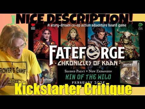Fateforge: Chronicles of Kaan - Second Print & New Expansion - Kickstarter Critique Review