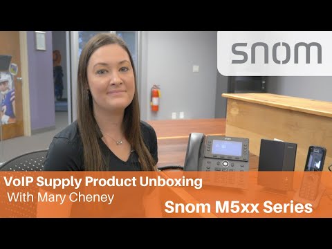 Snom M5xx Wireless DECT Series Unboxing | VoIP Supply