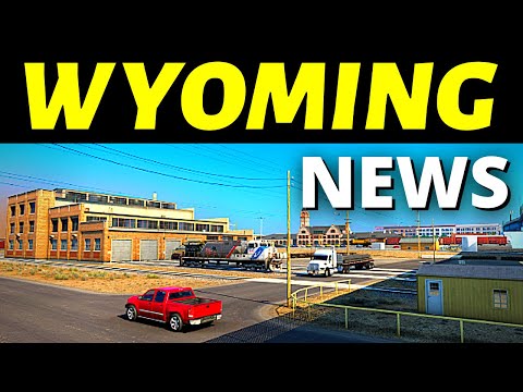 ATS New DLC: Wyoming News | Railroads of Wyoming + Comparison with Real Life | Wyoming Map DLC