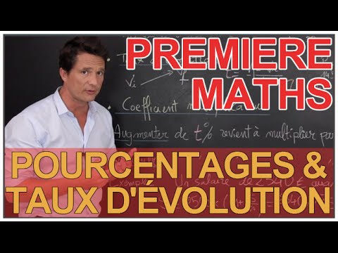 Percentages & Rates of Change - 1st Grade Maths - Les Bons Profs