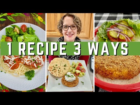 3 SIMPLE Meals To Make with Costco Chicken Breast | ONE Basic Recipe 3 WAYS! (Air Fryer/Stovetop)