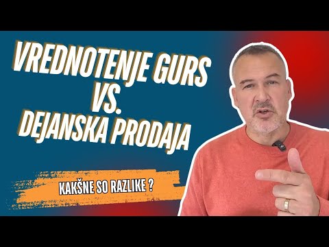 Vrednotenje nepremičnin Gurs in dejanske cene nepremičnin