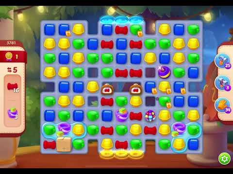 HomeScapes Level 3781 no boosters (15 moves)