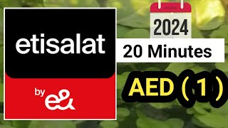 How can I get Etisalat local minutes | How can I activate Etisalat local call package 2024