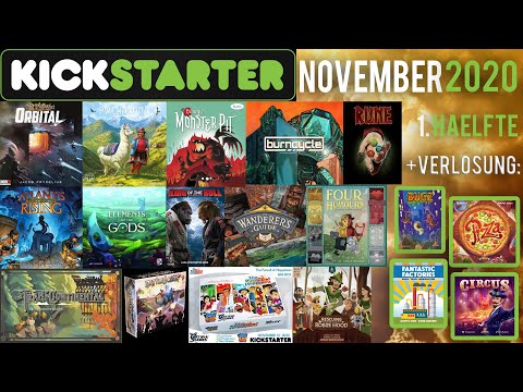 Brettspiele auf Kickstarter im November 2020 (1. Hälfte) - Kickstartervorschau -