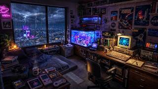 90's Chill Lofi 🌧️ Lofi Beats for Study, Sleep & Relax ~ Relaxing Background Music