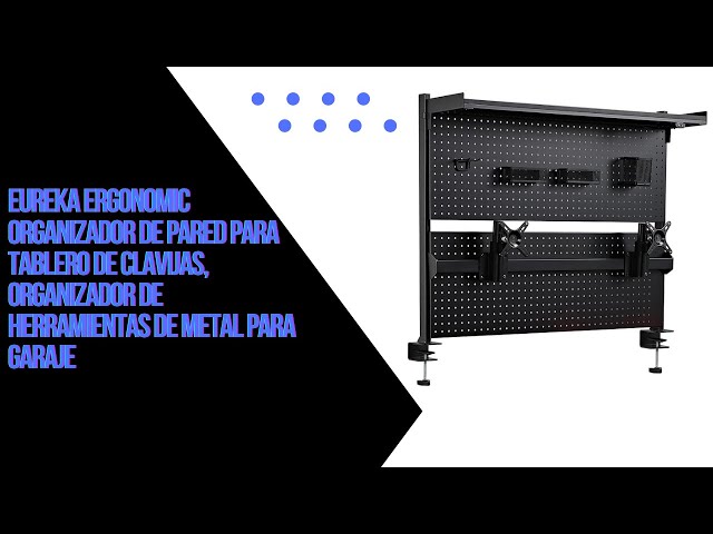Vídeo relacionado con Keepo Kit de combinación de tablero perforado, tableros de clavijas y accesorios modulares para colgar en la pared, organización de manualidades, exhibición de adornos, almacenamiento de guardería