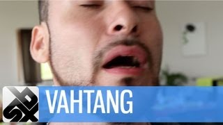 what kind of humming is that? how he do that?（00:00:43 - 00:02:27） - VAHTANG  |  TRADITIONAL BEATBOX