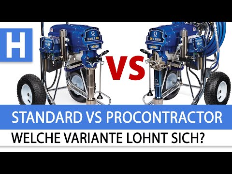 Graco Mark 10 Standard vs Pro Contractor - Was sind die Unterschiede?