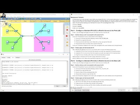 4.1.3.5 Packet Tracer - Configure Standard IPv4 ACLs