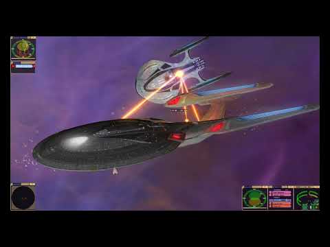 Star Trek Bridge Commander | Armored Sovereign vs. Canon Enterprise F
