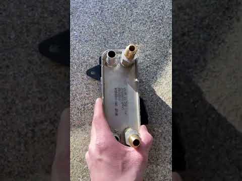 3rd gen Cummins transmission heat exchanger removal