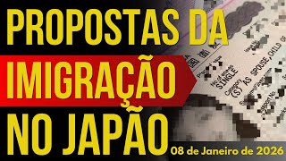 NEW PROPOSALS FOR IMMIGRATION FROM JAPAN - JANUARY 8, 2026