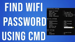 How To Find Wifi Password Using CMD