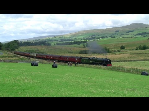 LMS 46115 Blows away on her Loaded test run  15/8/19.
