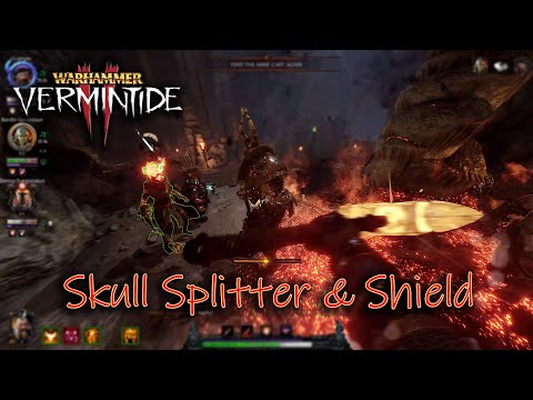 Warhammer: Vermintide 2 - Hunger in the Dark (Legend) Warrior Priest + Skull Splitter & Shield