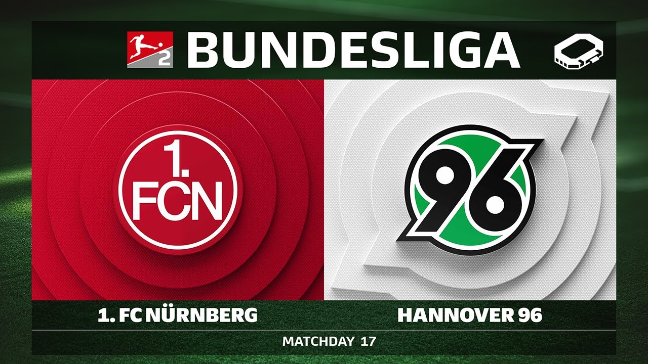 LIVE 🔴 1. FC Nürnberg vs. Hannover 96 | Matchday 17 - Bundesliga 2 2025/26