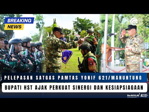 Bupati HST Ajak Yonif 621/Manuntung Perkuat Sinergi dan Kesiapsiagaan