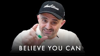 Gary Vaynerchuk holds up his children's book featuring Patient Pig and Eager Eagle characters