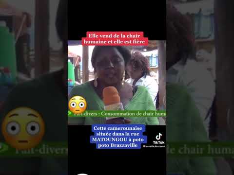La consommation d'être humain au caméroun