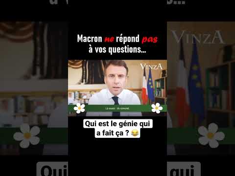 C’est une masterclass ce montage #drole #humour #macron #blague