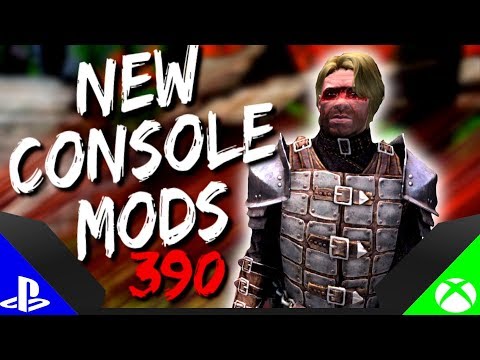 Skyrim Special Edition: ▶️5 BRAND NEW CONSOLE MODS◀️ #390 (PS4/XB1/PC)