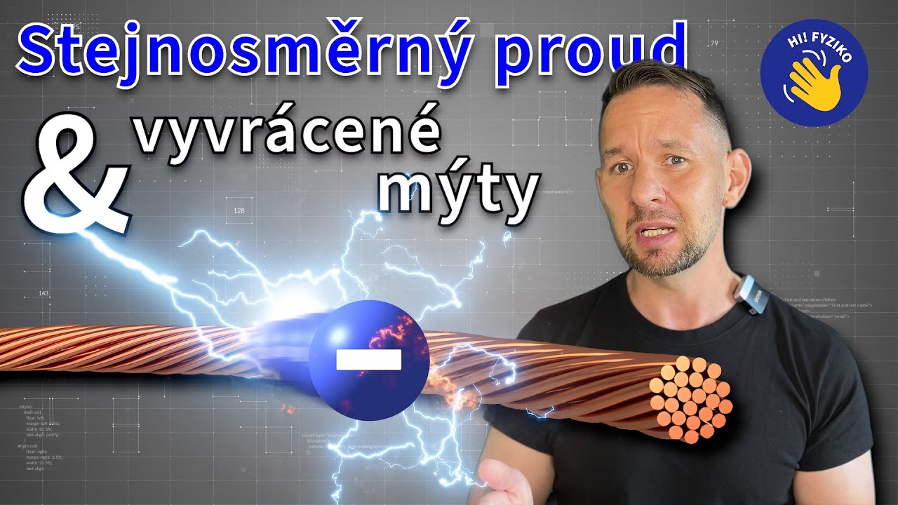 Stejnosměrný elektrický proud: mýty co se říkají⚡ (video pro střední a vysoké školy)