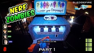 Nerf meets Call of Duty: ZOMBIES 2.0 | Part 1 of 3 (First Person in 4K!)