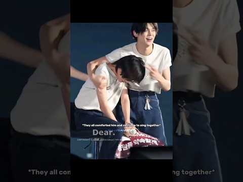 Beomgyu cried because he can't hold yeonjun hand during "Miracle" performance 😭😭💔 #shorts #txt