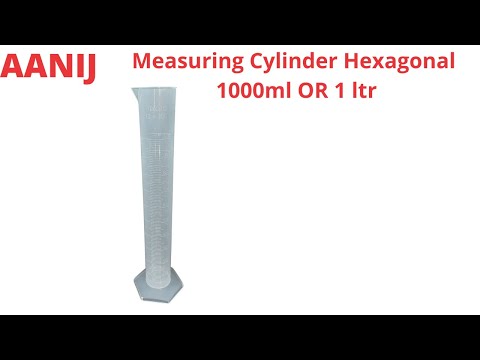 Laboratory plastic measuring cylinder 1000 ml polypropylene ...