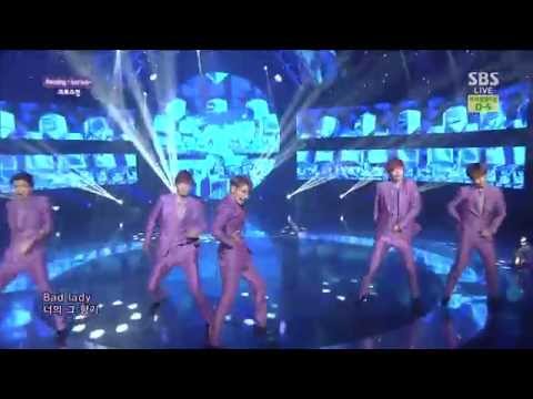 [Live Full HD] Cross Gene Amazing - Bad lady @Inkigayo 140608