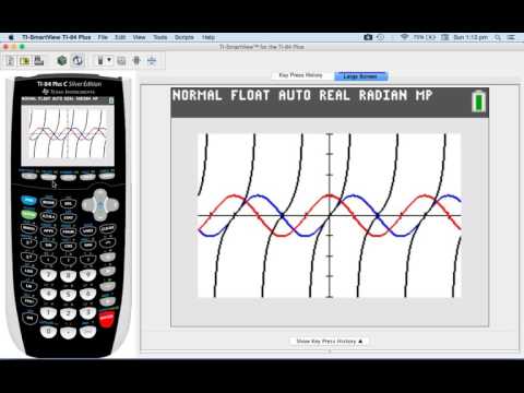 Graphing Of Basic Trig Functions Using Ti 84plus